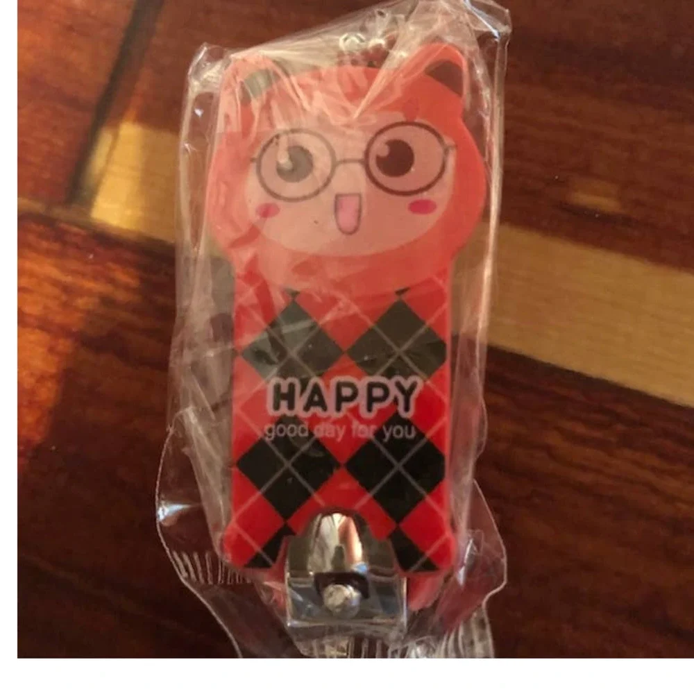 Cute Animal Keychain‎ Nail Clippers-Argyle Sweater